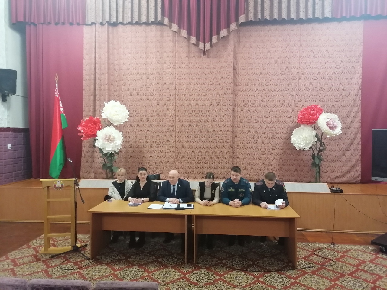 Встреча информационно-пропагандистской группы райисполкома с коллективом колледжа 